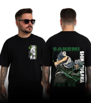 Green Graphic Anime Tee
