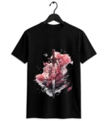 Samurai Blossom Katana T-Shirt