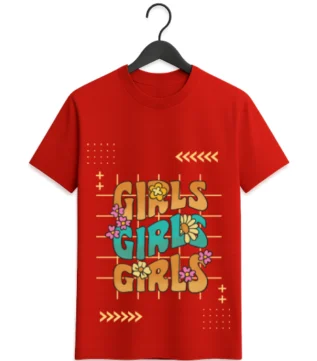 Singal-side-t-shirt-print (1) (12) Floral Girls Graphic T-Shirt
