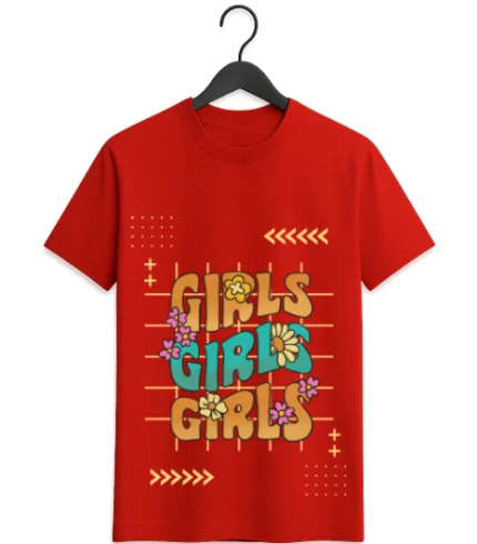 Floral Girls Graphic T-Shirt