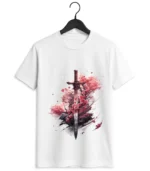 Samurai Blossom Katana T-Shirt