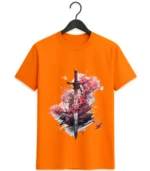 Samurai Blossom Katana T-Shirt