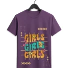 Floral Girls Graphic T-Shirt