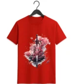Samurai Blossom Katana T-Shirt