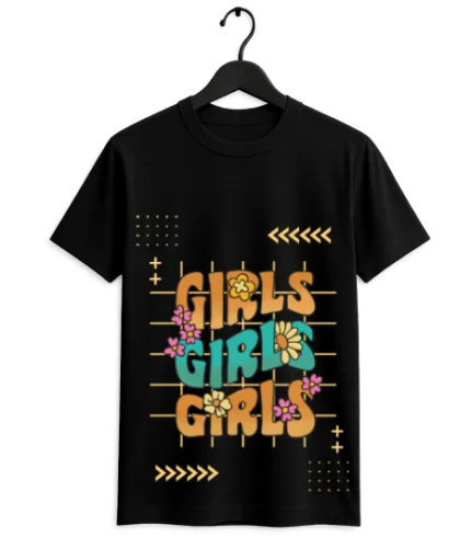 Floral Girls Graphic T-Shirt