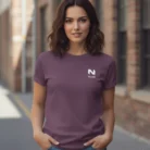 NURAQ Purple T-Shirt – Premium Cotton Unisex