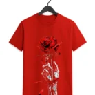 Rose Hand Graphic T-Shirt