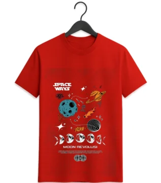 Space Ways Oversized Graphic T-Shirt