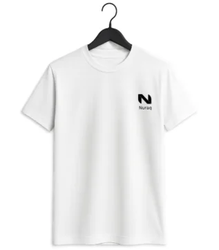 NURAQ premium quality white t-shirt