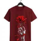 Rose Hand Graphic T-Shirt
