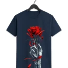 Rose Hand Graphic T-Shirt
