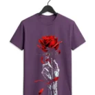 Rose Hand Graphic T-Shirt