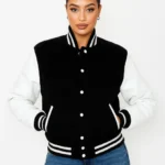 Black & White Varsity Jacket