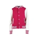 Pink & White Varsity Jacket