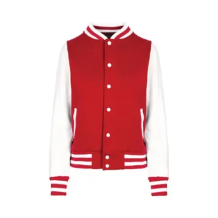 Red & White Varsity Jacket